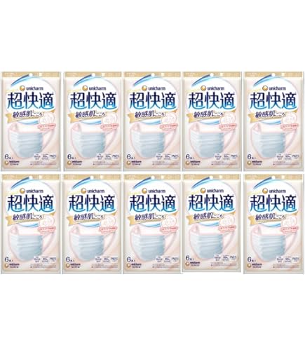 Amazon.co.jp: ユニ・チャーム 超快適マスク 息ムレクリアタイプ